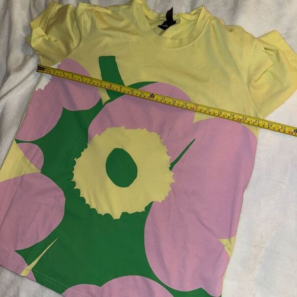Adidas x Marimekko Yellow Flower Graphic Tee Size Asia Medium (US Small) EUC - Picture 10 of 13